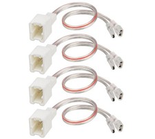 Car Door Speaker Wiring Harness Connector Plug For 2004-2019 Nissan Altima 4 PCS