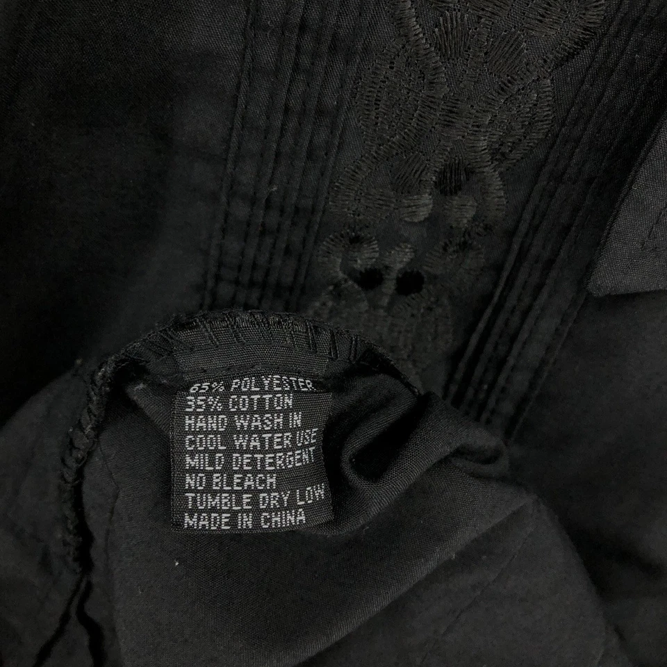 Vintage WEST LINE short-sleeved open-collar Mexican/Cuban box shirt size XL ... - Image 4 of 4