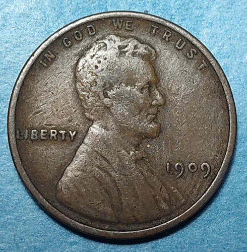 1909VDB Lincoln Cent / Fine F / Low Shipping / Coin #L9V2