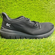 Kuru Flex Via Mens Size 11 Black White Athletic Running Walking Shoes Sneakers