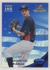 2013 USA Baseball Champions Certified National Team Mirror Blue John Aiello 0w8