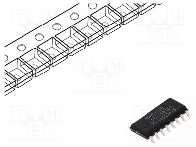 SO16 Ch: 2 CMOS SMD IC: digital 2÷6VDC IN: 6 HC Multiplexer