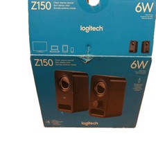 Logitech Z150 Multimedia Speakers with Clear Stereo Sound (‎980-000802) 6W Black