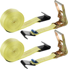 2 Pack 2 Inch Ratchet Straps Heavy Duty 20ft Tie Down Straps Ratchet Flat Hook 2 Pack 2 Inch Ratchet Straps Heavy Duty 20ft Tie Down Straps Ratchet Flat Hook