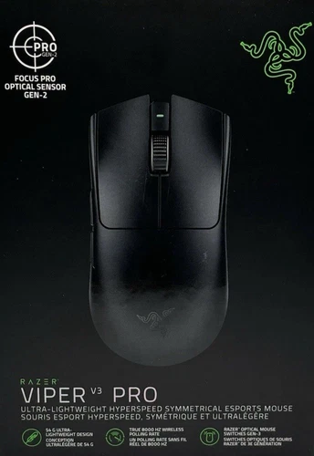 Razer Viper V3 Pro - Ultra-lightweight Wireless Esports Gaming Mouse Black NEW