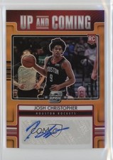 2021 Contenders Optic Up and Coming Orange Prizm 12/25 Josh Christopher Auto ne1