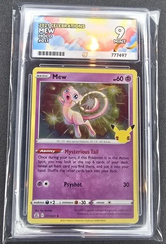 2021 Mew Holo 011/025 Ace 9