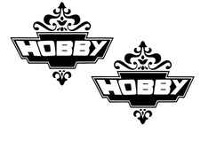 2x Stickers to fit Hobby