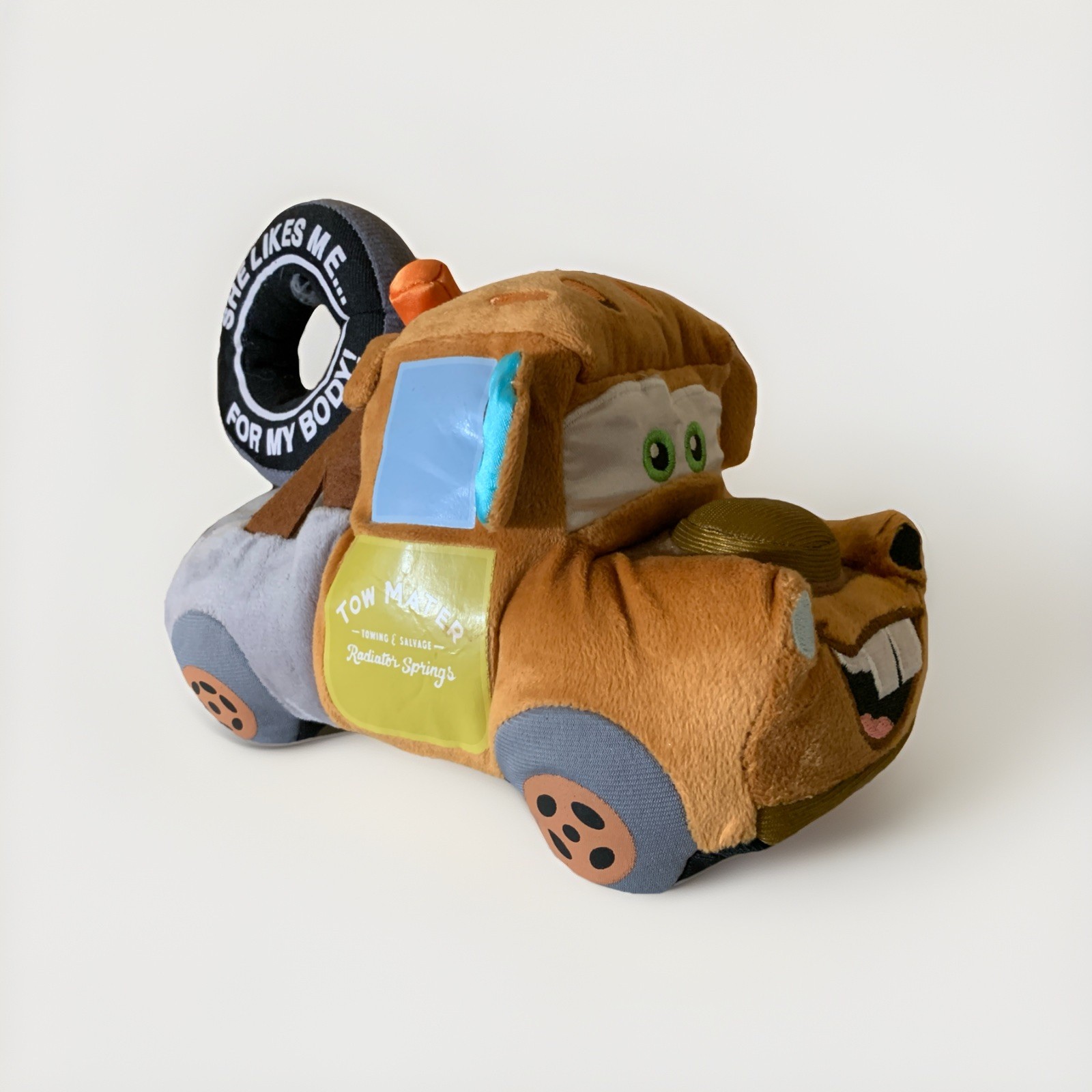 S Tow Mater Truck Plush She Likes Me For My Body 9" Long