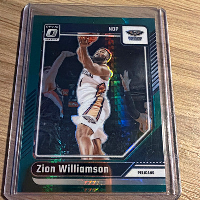 Panini 2024-25 Donruss Optic Zion Williamson Green Hyper Prizm #173 /249