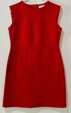 Tory Burch Women's Red Knit Fit And Flare Dress. Size Med Worn Once