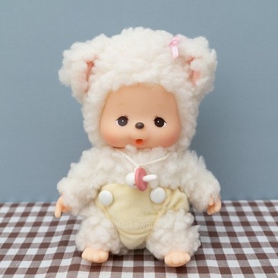 Bebichhichi's Friend Mel Sheep Baby Monchhichi Lamb Rare Sekiguchi