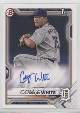 2021 Bowman Paper Prospect Auto Colby White #PAPR-CW Auto 0jb6