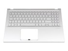 Asus VivoBook 15 X512FA original Tastatur inkl. Topcase DE (deutsch) silber/silb