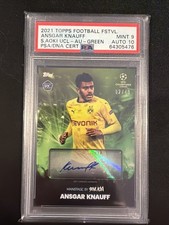 2021-22 Topps Football Festival Ansgar Knauffautograph Green S Aoki /49 PSA 9