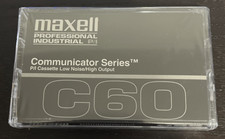 Maxell - Professional Industrial P/I - Communicator Series - C60 -Cassette Tape
