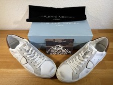 Philippe Model Sneaker PRSX Größe 45 Weiß Vintage Look Bianco Cognac PRLU VX23