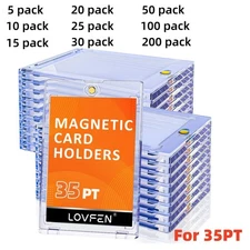 35PT Magnetic Card Holder One Touch Trading Sports Cards Protectors Pokémon