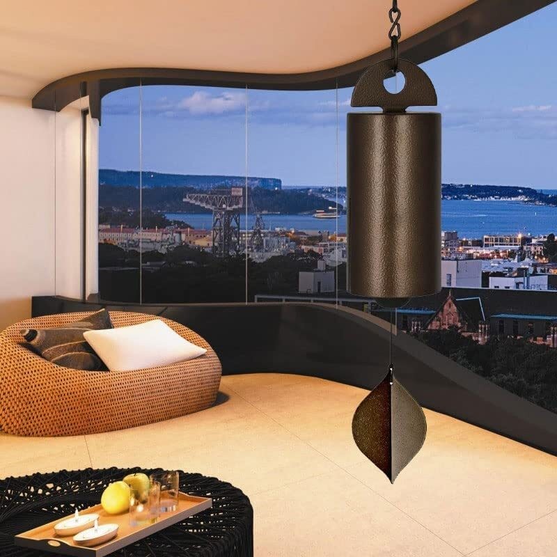 Large Deep Resonance Serenity Bell Heroic Windchime Home Outdoor Yard Decoration