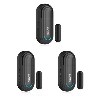 SanJie Adjustable Volume Door Alarm Sensor for Home Security & Child Safety, ...