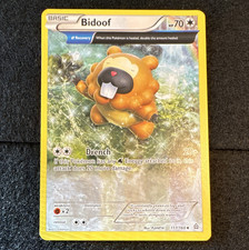 Pokémon TCG Bidoof Reverse Holo Common 117/160 Primal Clash Basic 70 HP EN 2015 on eBay