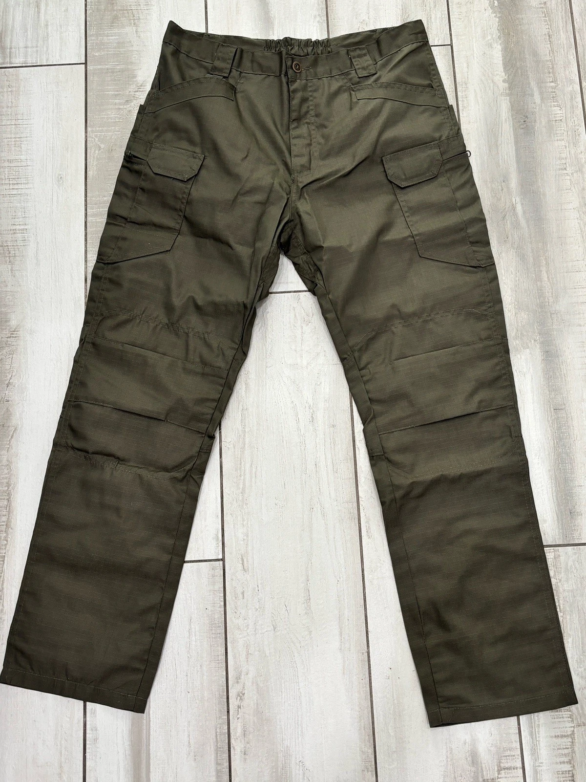 Tactical Series Men’s Military Green Cargo Utility Pants 32x30 Waterproof NEW!