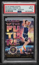 2018 NBA Hoops Faces of the Future Winter Michael Porter Jr #14 PSA 9 MINT 0i76