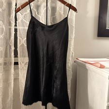 Victoria's Secret Angel Pink SMALL Tease Satin Lace-Trim Mini Slip Dress