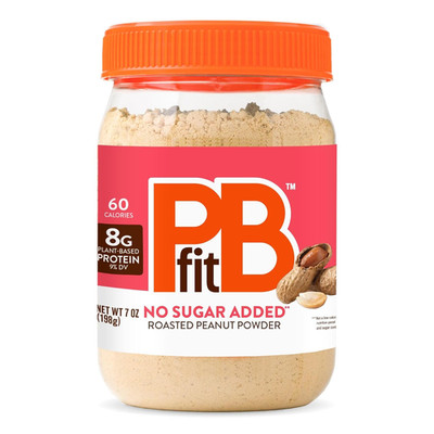 Pbfit 7 Ounce No Sugar Added Peanut Butter Powder, Powdered Peanut Butter Spread
