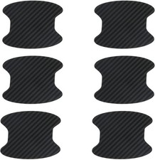 16 Pcs Car Door Handle Cup Protector Sticker, Anti Scratch Car Door Black