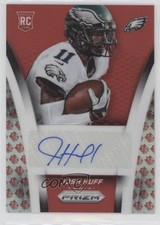 2014 Panini Prizm Rookie NFL Logo 43/75 Josh Huff #AR-HU Auto Shield n3t