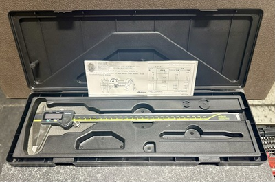 #ad #ad EXC MITUTOYO 12” ABSOLUTE DIGIMATIC ELECTRONIC DIGITAL CALIPER 500 193 20 amp; CASE $149.95