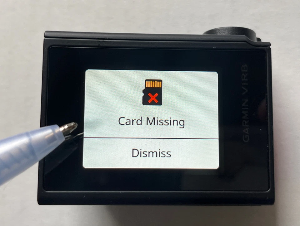 Garmin VIRB Ultra 30 4K/30FPS Action Camera Tested Works Perfect Nut LCD Smudge - Image 3 of 3