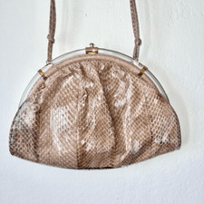 Susan Gail Snakeskin Purse Vintage 1980s