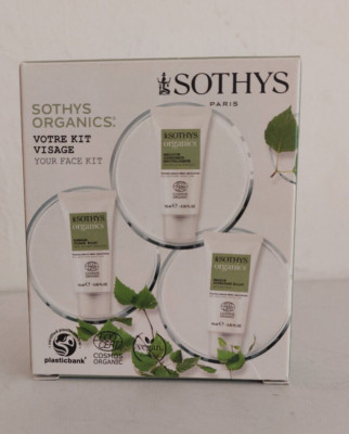 Sothys Reiseset Peeling Maske + Emulsion je 15 ml organics masque hydratant ecla
