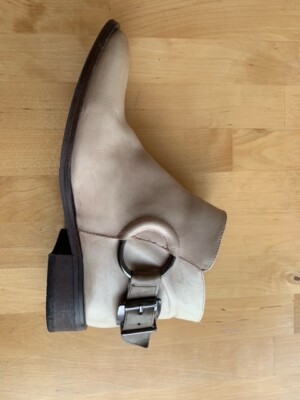 beige Stiefeletten, Damen, Größe 35, GIROTTI
