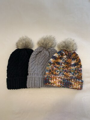 Pom Pom beanie bundle Sportsman Pom Pom Knit Cap Mockup Bundle: SP15 Pom-pom  main image 3