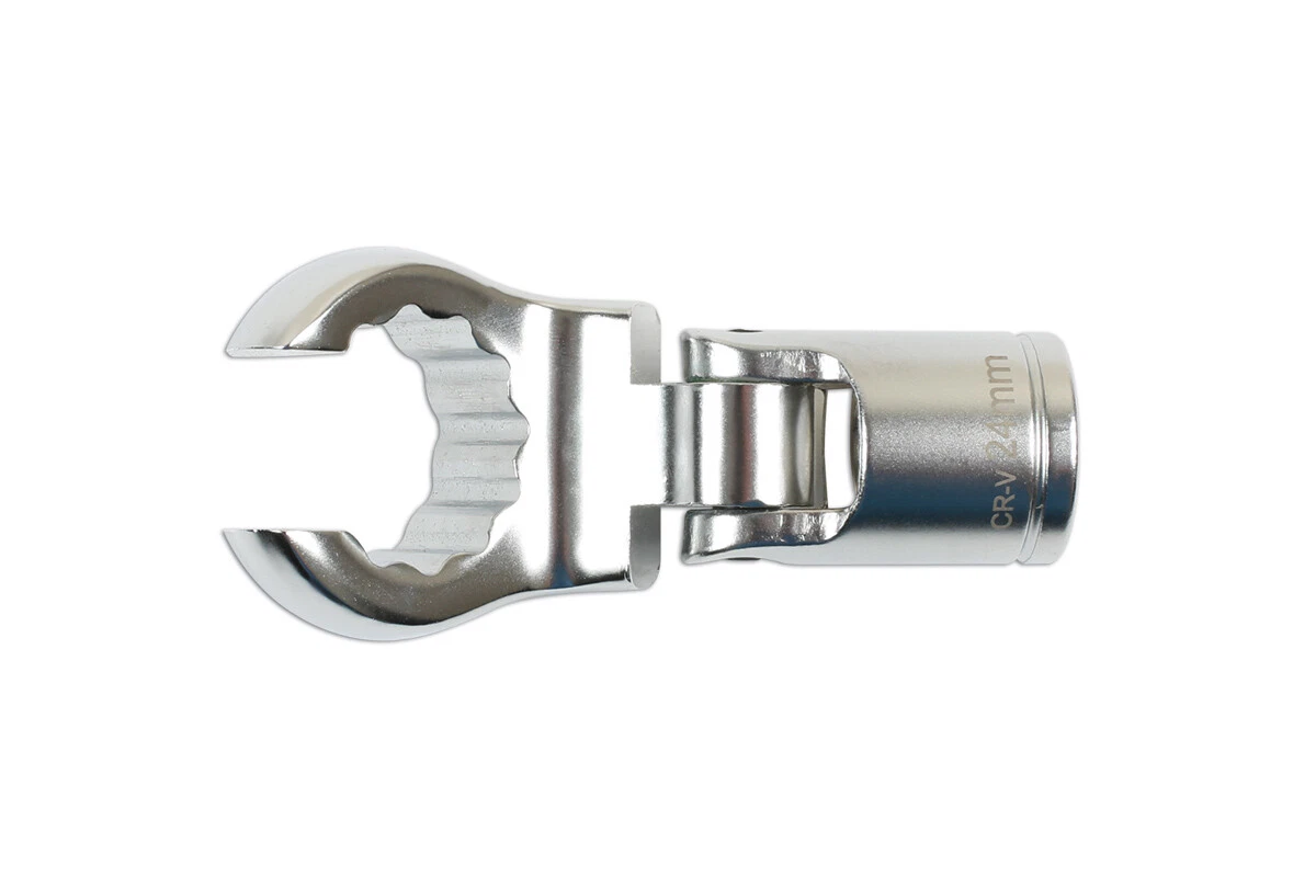 Flexible Crows Foot Wrench Spanner Tool 1 2 Drive 24mm 12Point Bi