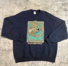 Vintage Amazon Rain Forest Sweatshirt K. Warne Ltd Ed. 1995 Bedazzled