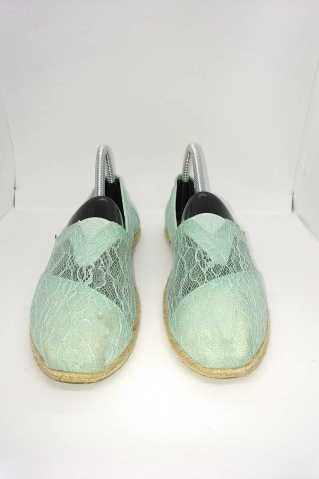 Alpargata Toms Alpargata Azul Encaje Plana Para Mujer Talla 8, Toms, Informal, Plana Foto 2 de 4