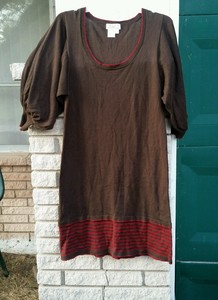 chocolate brown sweater dress