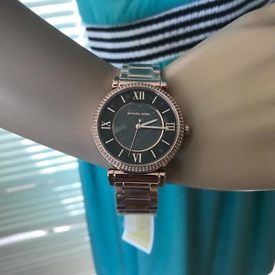 $295 NWT Michael Kors Rose Gold-Tone 