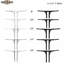 8/10/12/14/16" Rise 1.25" T-Bar Handlebar Fits For Harley 82-UP Throttle by Wire