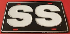 Ss Super Sport Booster License Plate Muscle Car Hot Rod Monte Carlo Chevelle