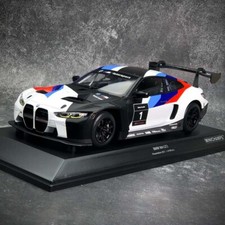MINICHAMPS 1/18 BMW M4 GT3 GTD PRO #1 Diecast Model Car Gifts Display Collection