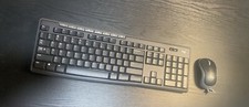 Logitech MK120 Wireless Keyboard and Mouse Combo Full Size Black