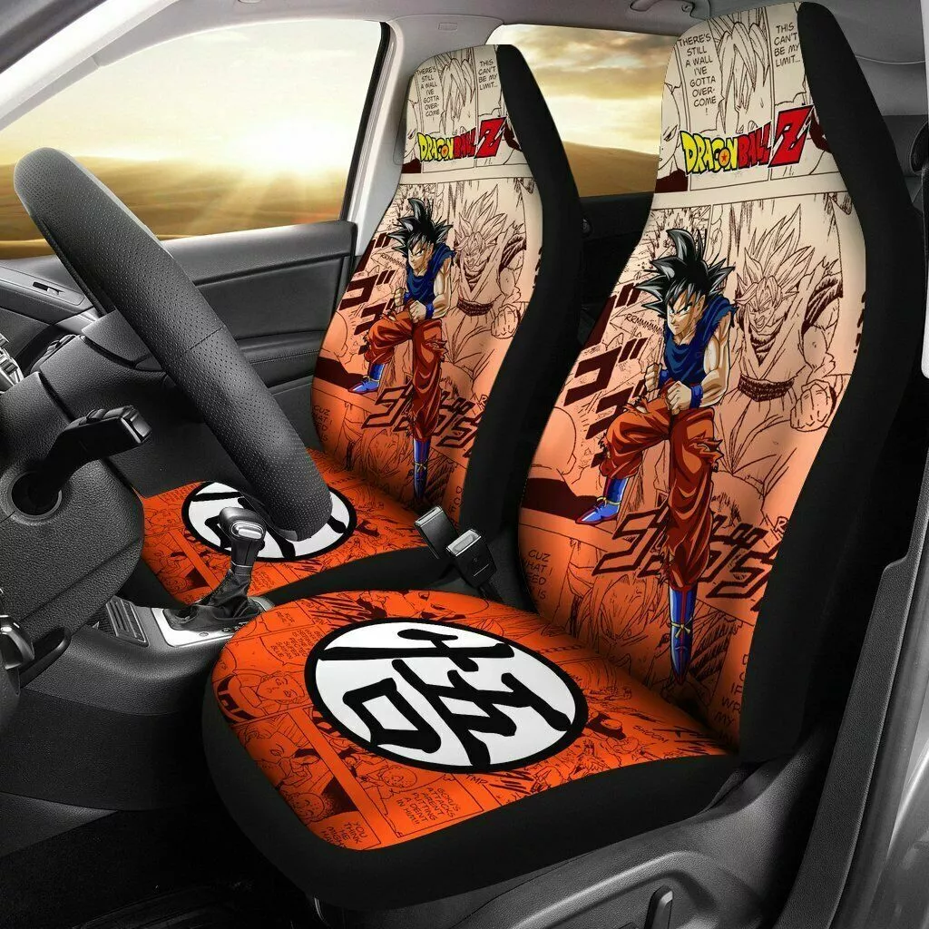 Dragon Ball Z Car Seat Covers 2PCS Universal Fit SUV Pickup Truck Seat  Protector