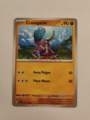 Pokemon Card - Crabarre 087/142 - Star Crown EV07