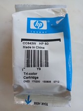 Hewlett Packard HP 60 Genuine Tri-Color Ink Cartridge CC643W