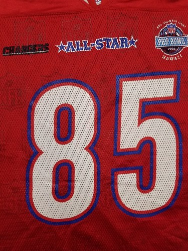 Vintage San Diego Chargers #85 Antonio Gates 2006 NFL Pro Bowl AFC Jersey Sz XXL - Picture 13 of 24